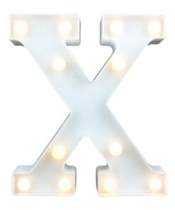 Wonder Towel LED Letter X Light Home Entertainment Party DÃ©cor