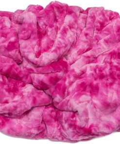 Wonder Towel Luxury Picnic Blanket Teddy Collection Outdoor Sherpa Faux Fur - Pink