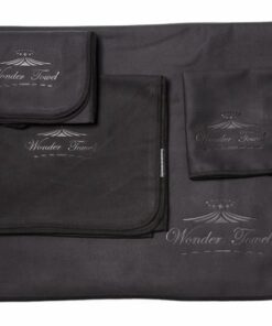 Wonder Towel Microfibre Travel Towel Set - Black