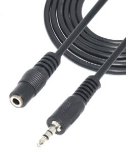 Woo 3.5mm Aux Audio Jack Extension Cable - Male to Female - 5 m
