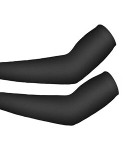 Woo Long Gloves Sun UV Protection Arm Sleeves - Black