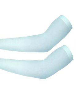 Woo Long Gloves Sun UV Protection Arm Sleeves - Blue