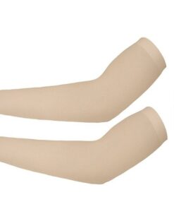 Woo Long Gloves Sun UV Protection Arm Sleeves - Brown