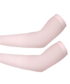 Woo Long Gloves Sun UV Protection Arm Sleeves - Pink