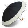 Wood Handle Umbrella - Black