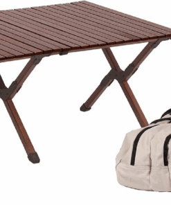 Wood Table, Wood Roll Table ,Wood Roll Top Table Natural Wood Oak