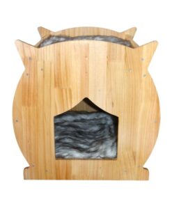 Wooden 2 Level Pet House