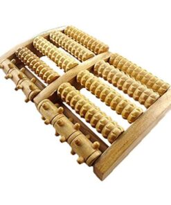 Wooden Dual Roller Foot Massager