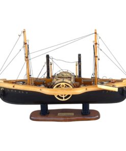 Wooden Model Ship Radaviso Salamander 47cm Long x 17cm Wide x 32cm High