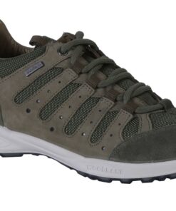 Woodland - Linden - Ladies Leather Lace-up runners - Olive Green - UK 3