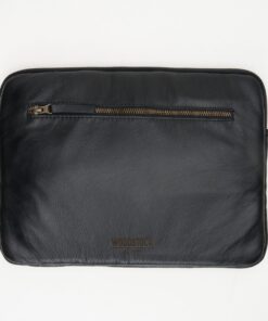 Woodstock Leather 13 inch Andy Padded Laptop Sleeve - Black