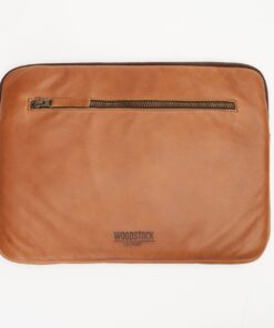 Woodstock Leather 13 inch Andy Padded Laptop Sleeve - Pecan
