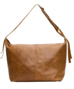 Woodstock Leather - Genuine Leather Noa Bag - Pecan