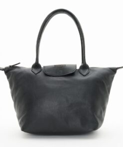 Woodstock Leather Hunter Tote Bag - Black