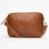 Woodstock Leather Imogen Camera Sling Bag - Pecan
