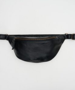 Woodstock Leather Spencer Moonbag - Black