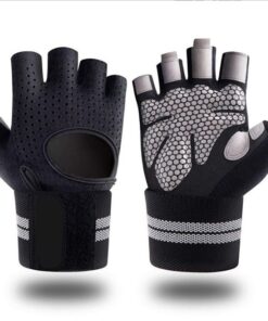 Workout Gloves Weight Lifting Exercise Gym Padded Gloves with Wrist Support - XL