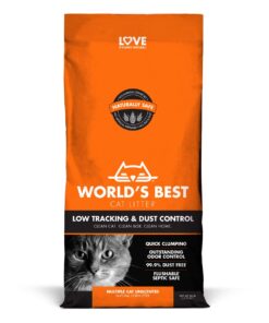 World's Best Cat Litter - Low Tracking & Dust Control 12.7kg