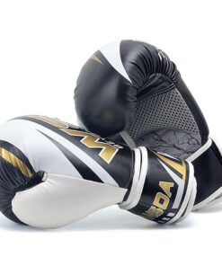 WSD Beyond Strength Kickboxing Gloves Premium PU Training Gear 12oz - White