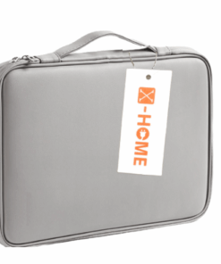 X-HOME Protective Laptop Sleeve 14" PU Leather Waterproof Carry Handle