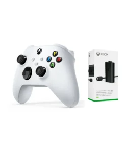 Xbox Controller with Play & Charge Kit-W