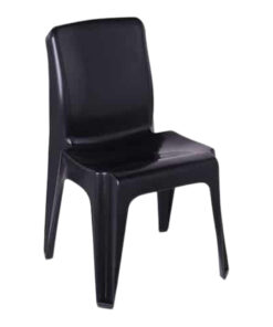 MAC AFRIC Plastic Chair - Black