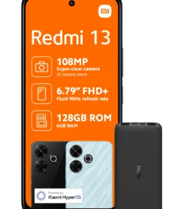 Xiaomi Redmi 13 Midnight Black includes a Power Bank