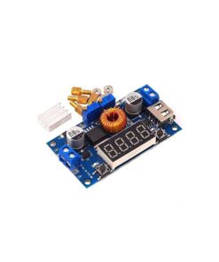 XL4015 5A Digital Lithium Battery Charger Module with USB and Display