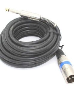 XLR Cannon Male to 6.35mm Mono Male 6m Cable