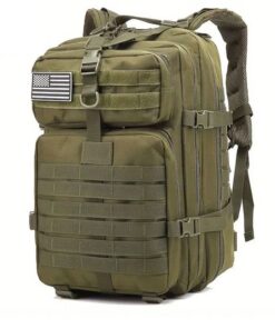 Xtreme Xccessories Tactical 50L Hiking Camping Outdoor Waterproof Backpack - Green