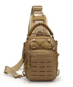 YAS-Multifunction Shoulder Bag - Brown