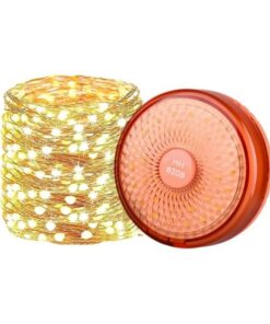 Yas-Rechargeable Camping String Light - Orange