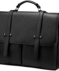 YB Sparkle -Multi-Pocket Stylish 15.6-Inch Laptop Bag for Women - Black