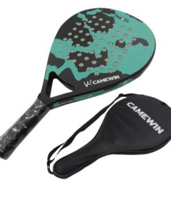 YB Sparkle -Professional Fiberglass Padel Racket - Blue, Black