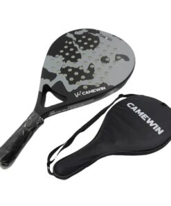 YB Sparkle -Professional Fiberglass Padel Racket - Grey, Black