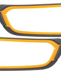 Yellow Edged Head Lamp Cover Set For Ford Ranger 2015 and Newer