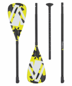 YellowV 3-Piece Paddle, Aluminium v2.0 - Versatile SUP and Kayak Paddle