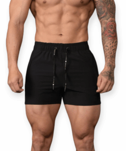 YLA Bodybuilding Lift Shorts - Black - 2 XL