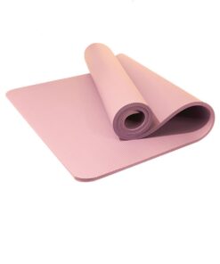 yoga Mat Gymnastics Training Mat Non Slip Durable Lightweight 185x61x1.5cm - Pink