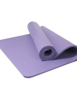 yoga Mat Gymnastics Training Mat Non Slip Durable Lightweight 185x61x1.5cm - Purple