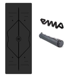 Yoga Mat Waterproof Bag Included Non-slip Eco-friendly Sweat-Resistant - Black