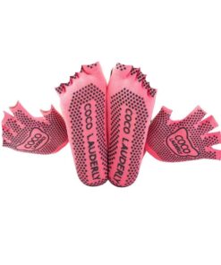 Yoga Toe Socks & Glove set - Pink