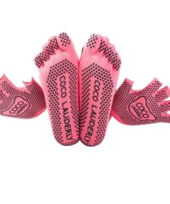 Yoga Toe Socks & Gloves Pink
