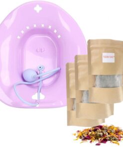 Yoni Steaming Herbs Pack Of 3 (90g) + Sitz Bath Toilet Seat