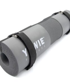 Yowie - Barbell Pad with Safety Straps for Hip Thrusts and Squats (Grey)