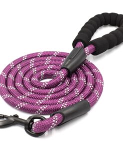 Yowie Dog Leash / Lead - Heavy Duty 1.8m - Padded Handle (Purple)