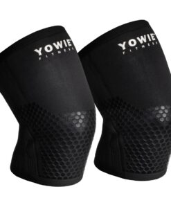 Yowie - Flex Gel Knee Sleeve & Lifting Compression Brace - 1 Pair, Black - XS