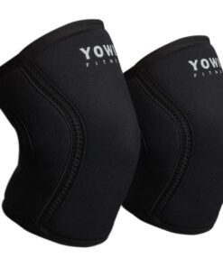 Yowie - Knee Sleeve & Compression Brace for Lifting - 1 Pair - Black - L