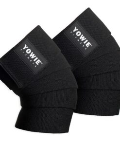 Yowie - Lifting Knee Wraps - Compression Wraps - 1 Pair - Black