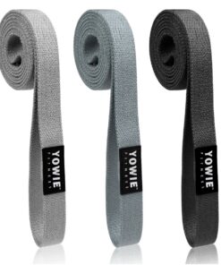 Yowie â Long Fabric Resistance Bands / Elastic Exercise Loops (Set of 3)